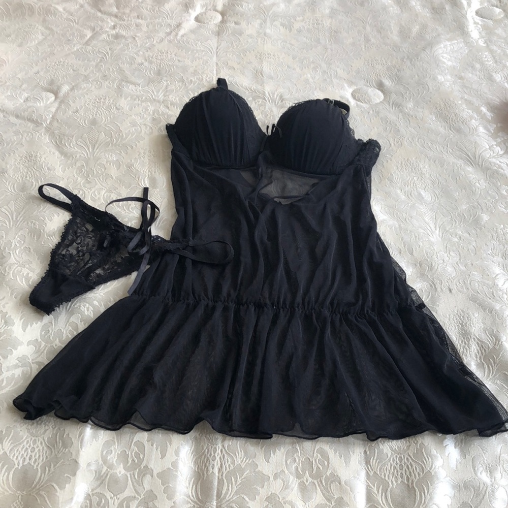 Black Sheer Nighty